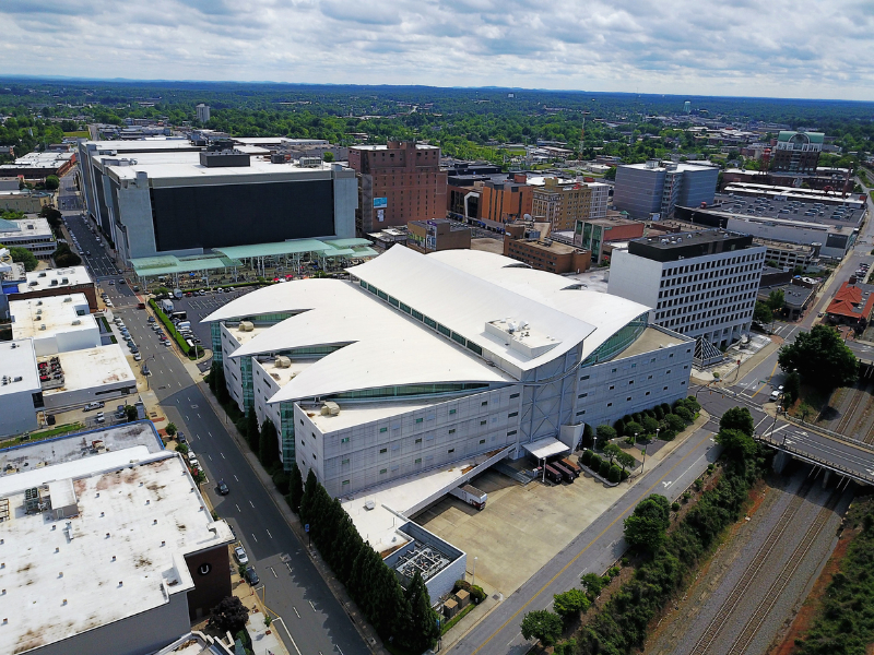 High Point NC from above